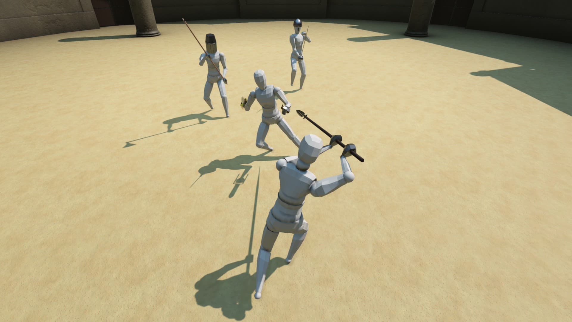 The roaring crowd watching from the stands